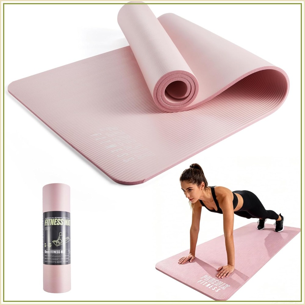 Pilates Yoga Hiit - Tapete de Yoga NBR Extra Grosso