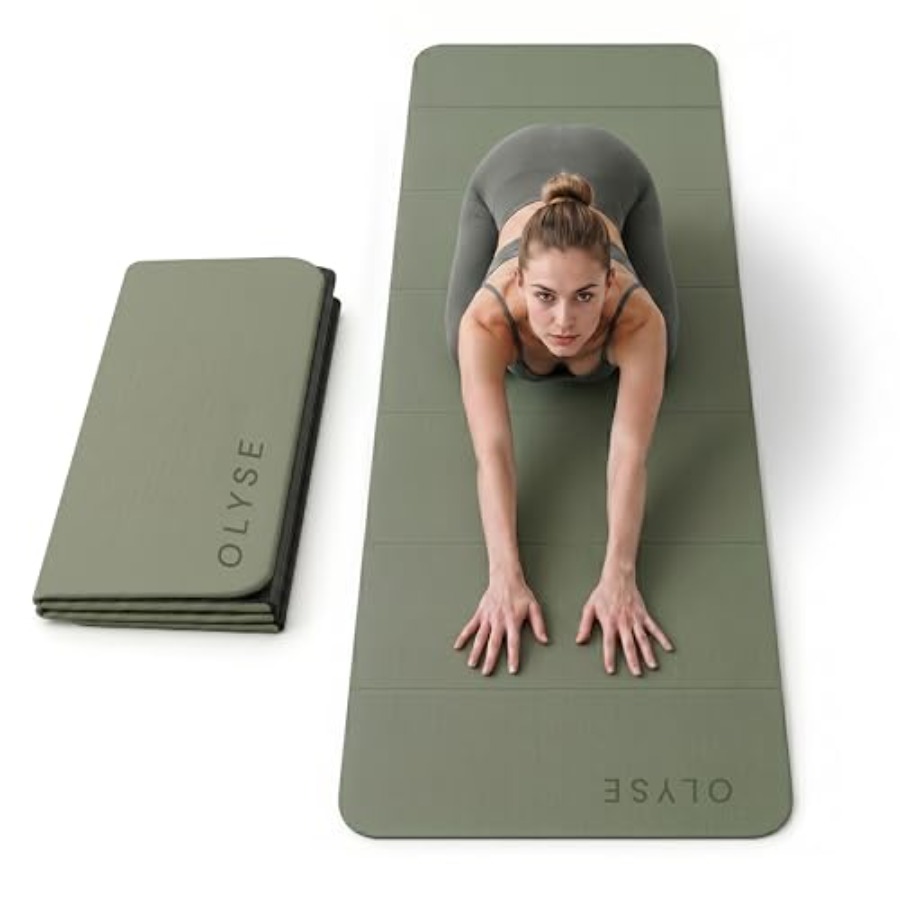 Pilates Yoga Hiit - Tapete de Yoga Dobrável para Yoga,