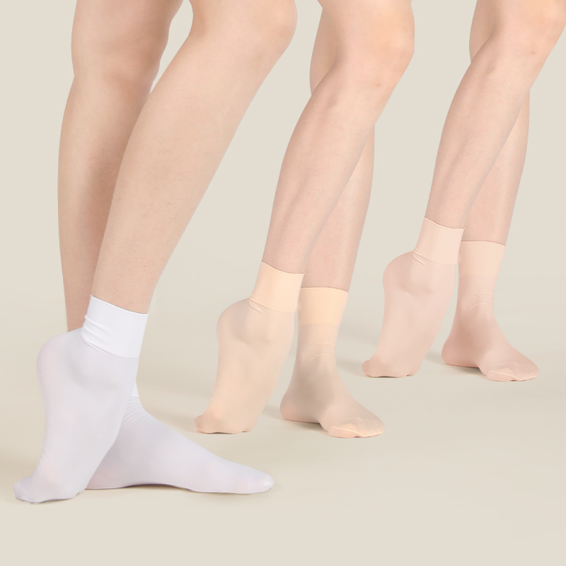 Yoga Pilates Girl - Meias de Ballet de Alta Elasticidade