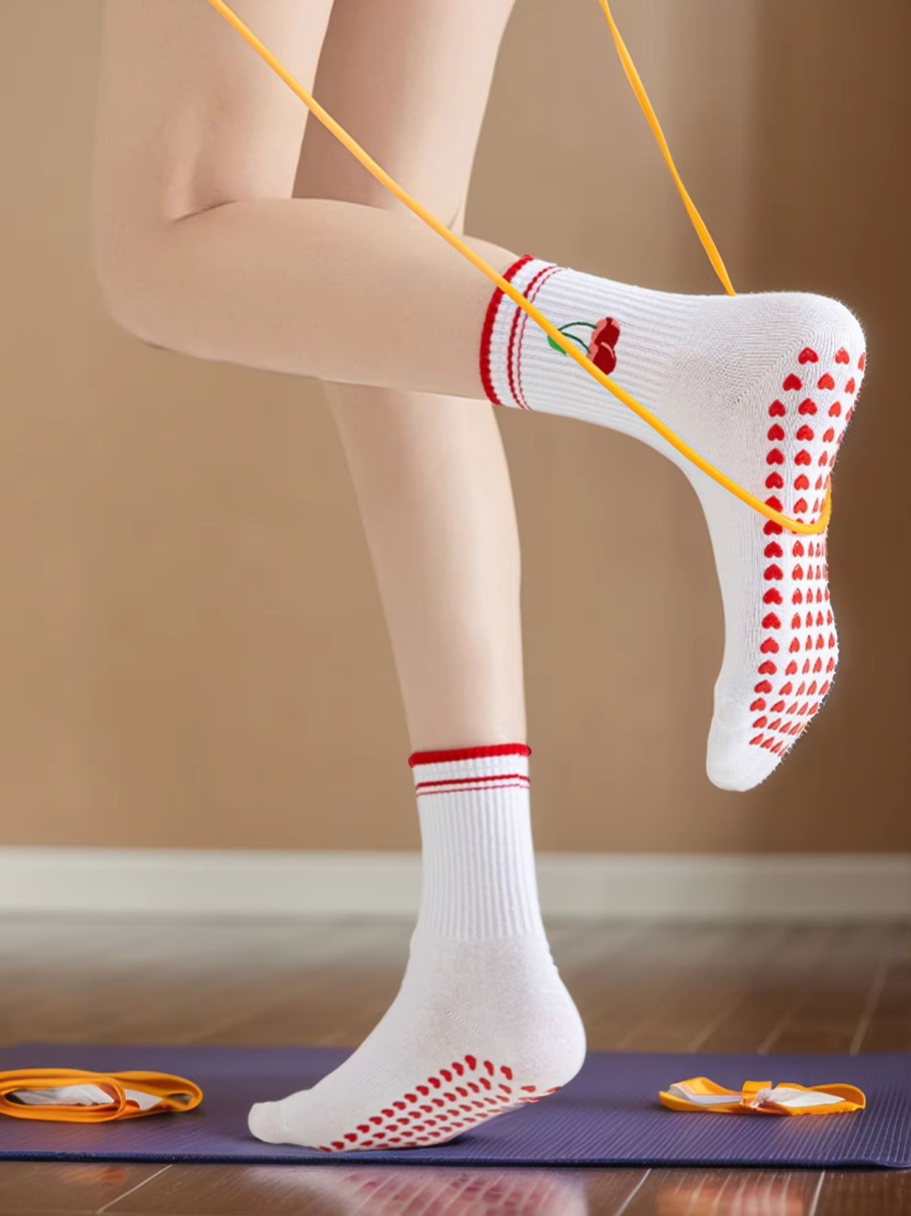 Pilates Yoga Fitness - 1 Par de Meias de Yoga