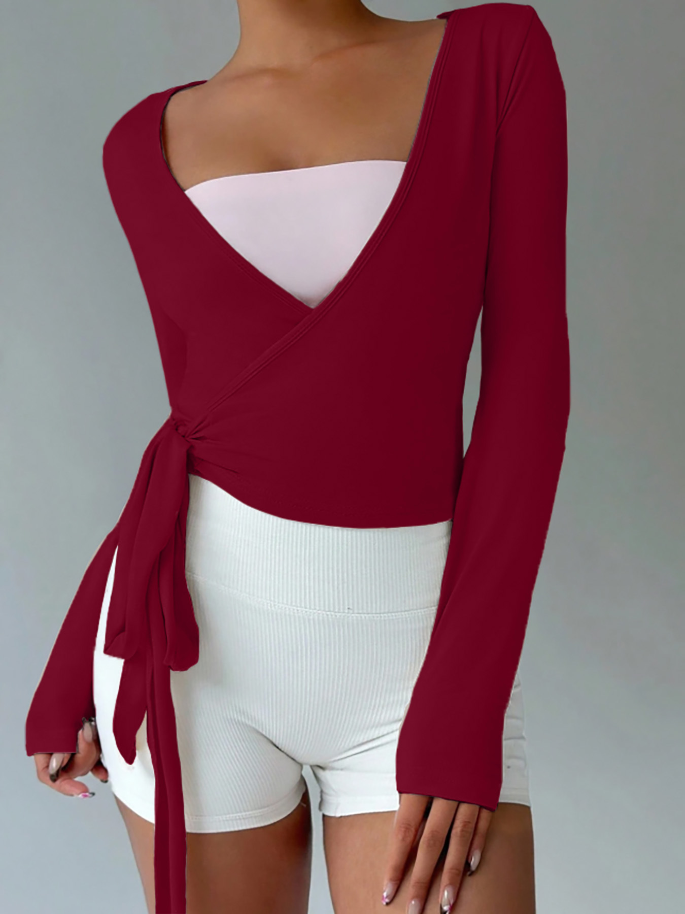 Top cropped feminino com amarr - Pilates V Yoga avaliação e preço