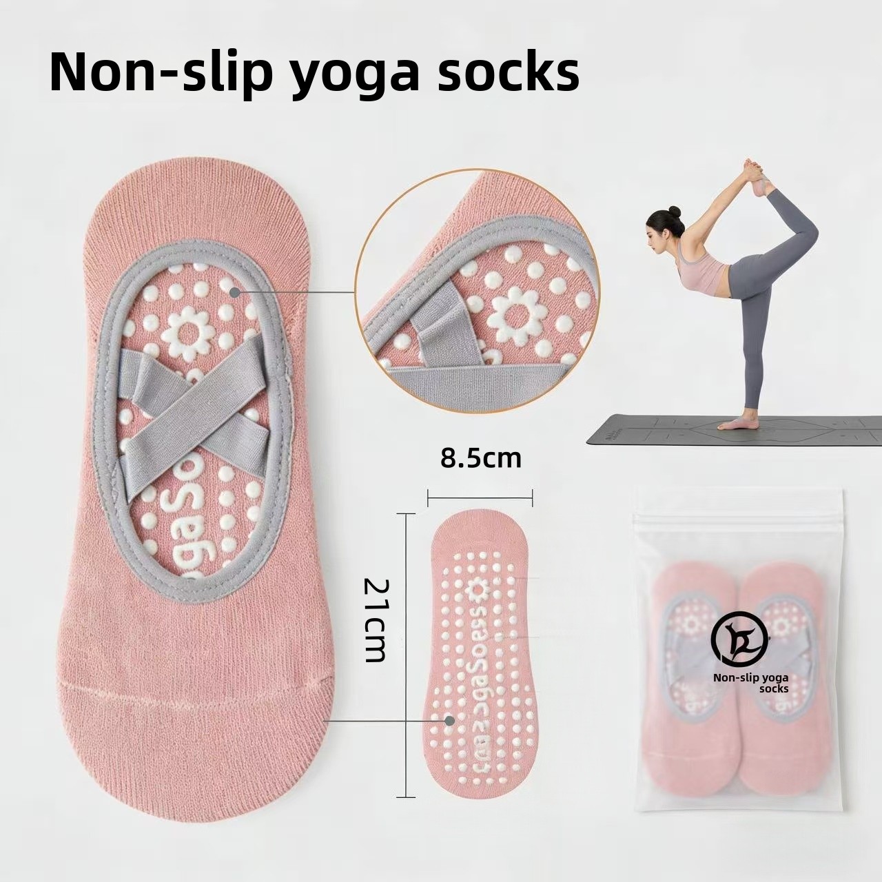 Meias de Yoga Femininas com Si - Pilates Yoga Ballet avaliação e preço