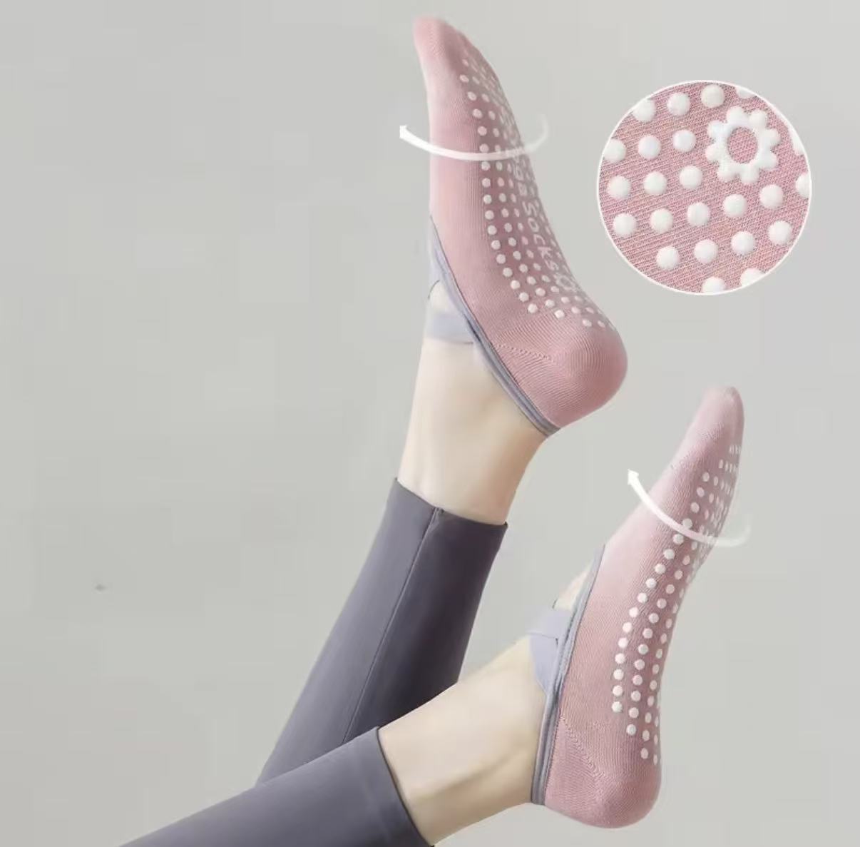 Meias de Yoga Femininas com Si - Pilates Yoga Ballet avaliação e preço