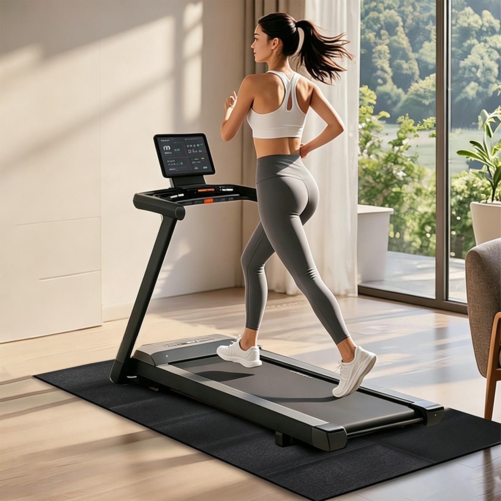 Tapete para esteira, absorvent - Pilates Yoga Fitness avaliação e preço
