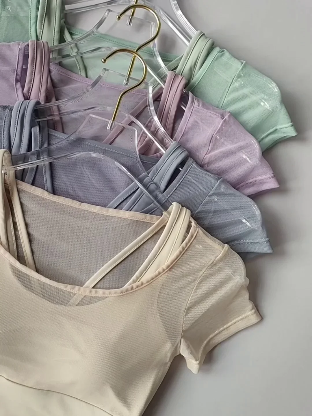 Conjunto de Treinamento de Pil - Pilates Yoga Wrap Top avaliação e preço