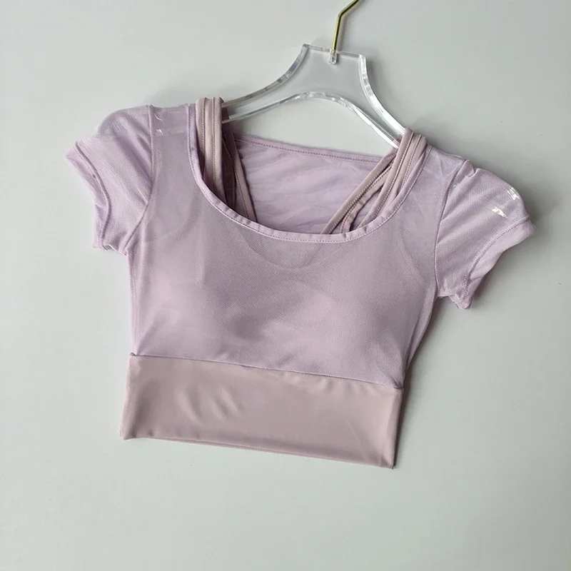 Conjunto de Treinamento de Pil - Pilates Yoga Wrap Top avaliação e preço