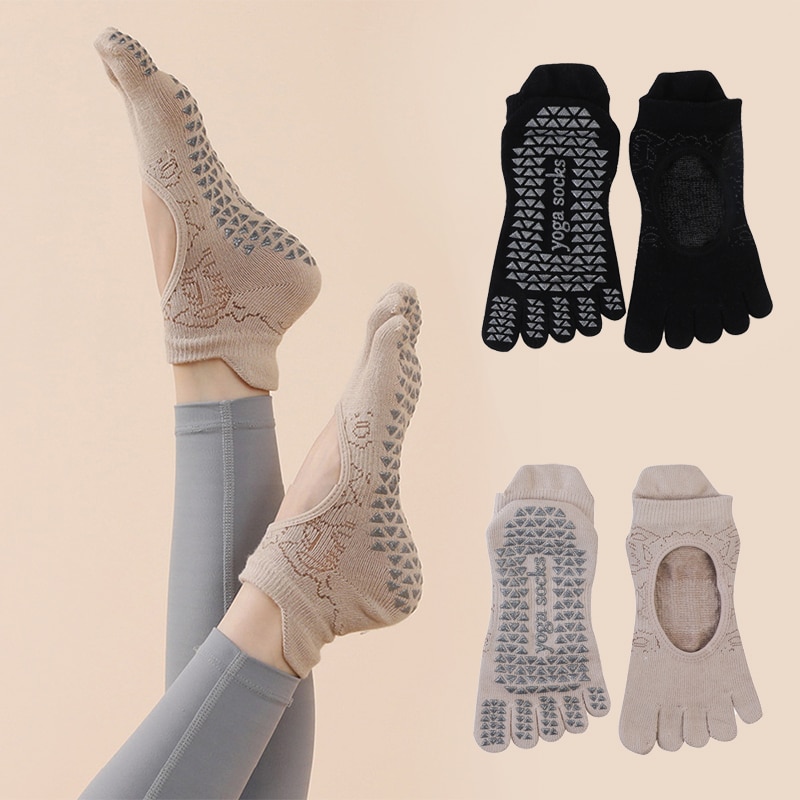 Mulheres Yoga Toe Socks Alta Q - Yoga Pilates Girl avaliação e preço