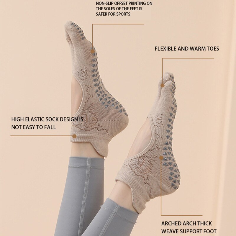 Mulheres Yoga Toe Socks Alta Q - Yoga Pilates Girl avaliação e preço
