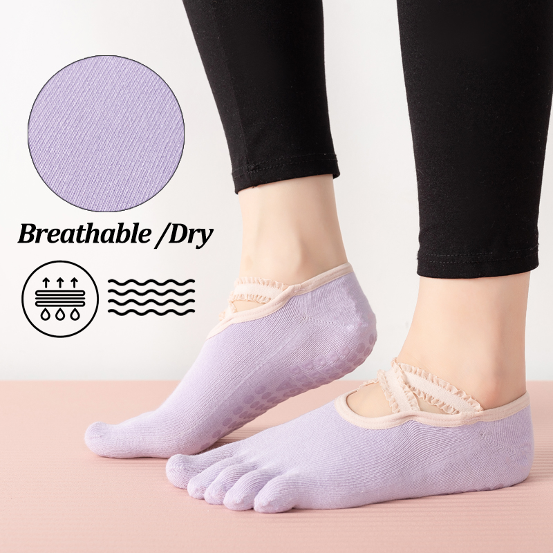Meias de Pilates Antiderrapant - Pilates Yoga Ballet avaliação e preço