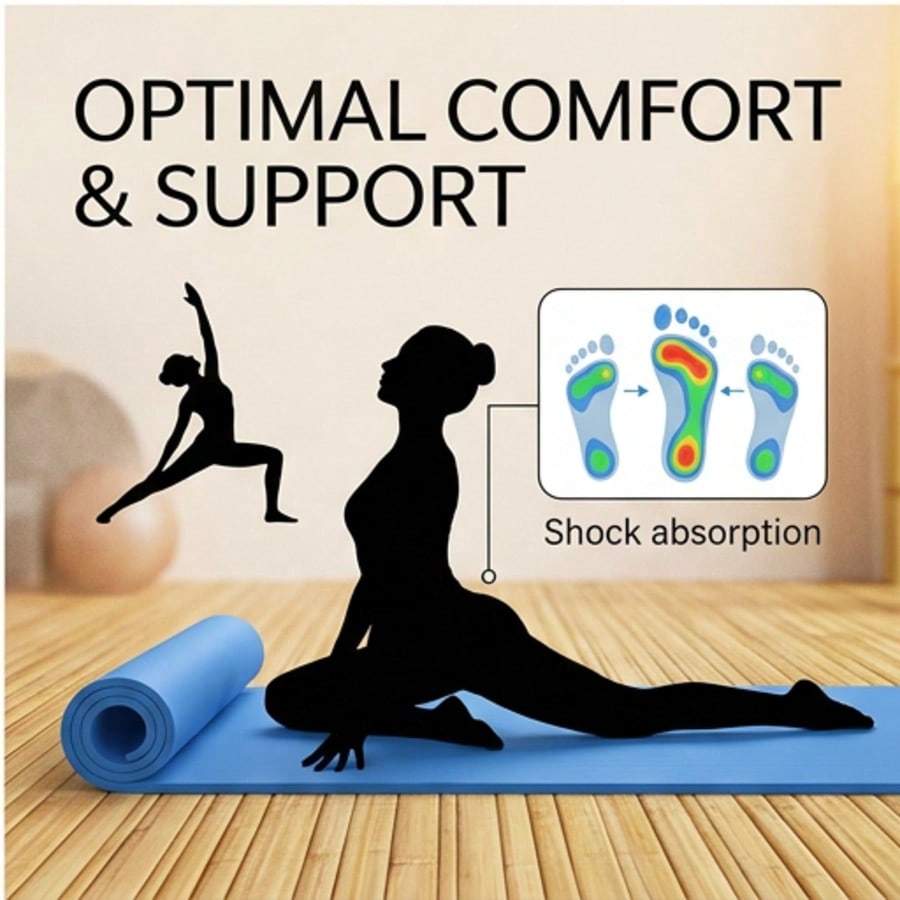 Tapete de Yoga TPE Extra Largo - Pilates Yoga Hiit avaliação e preço