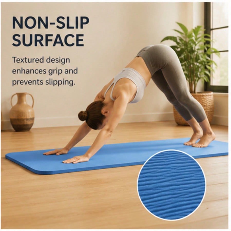 Tapete de Yoga TPE Extra Largo - Pilates Yoga Hiit avaliação e preço