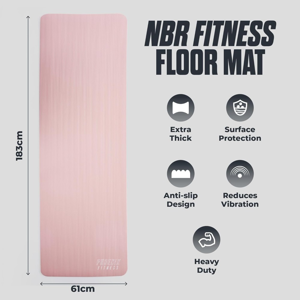 Tapete de Yoga NBR Extra Gross - Pilates Yoga Hiit avaliação e preço