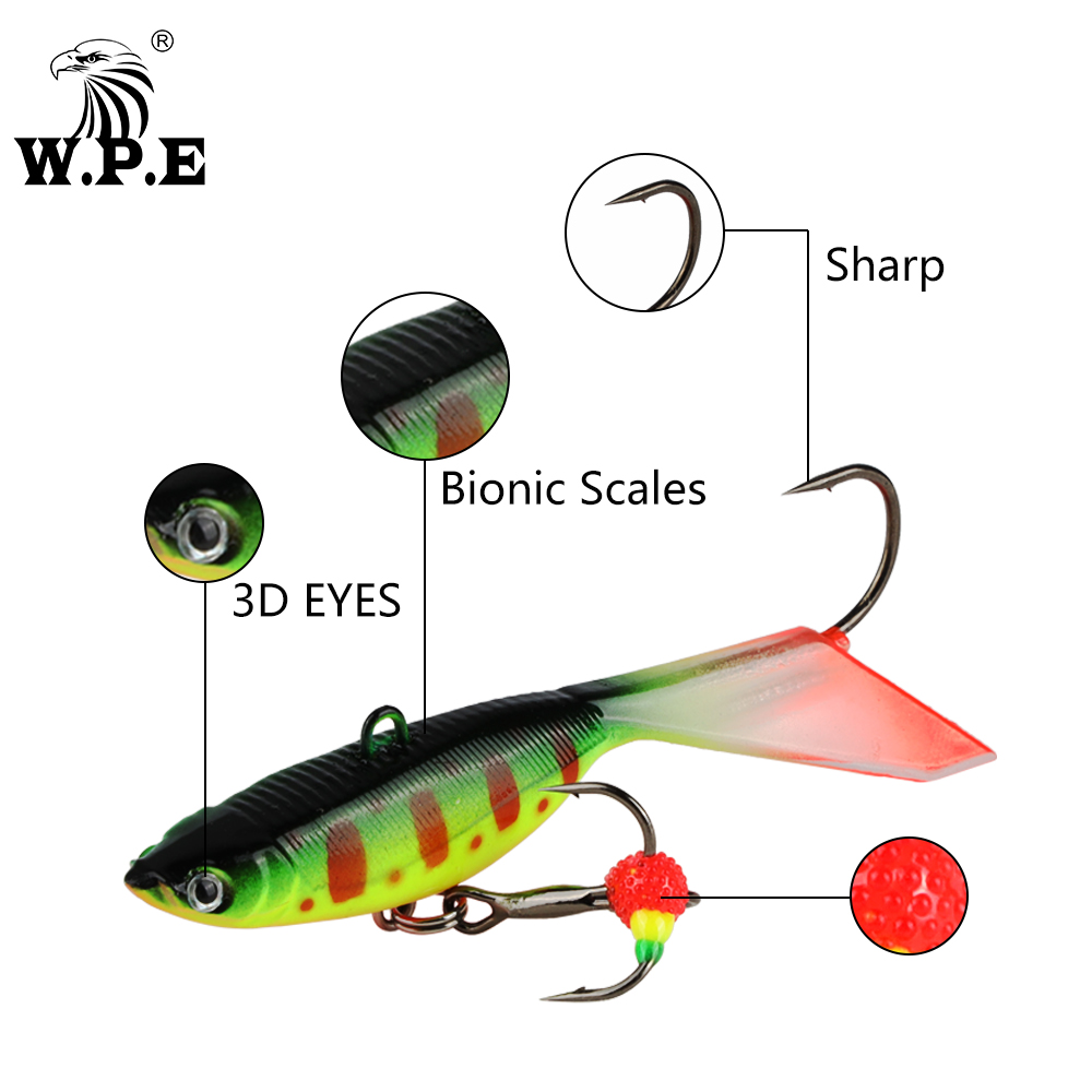 W.P.E Isca de pesca no gelo 1  - Balance Board Wobble avaliação e preço
