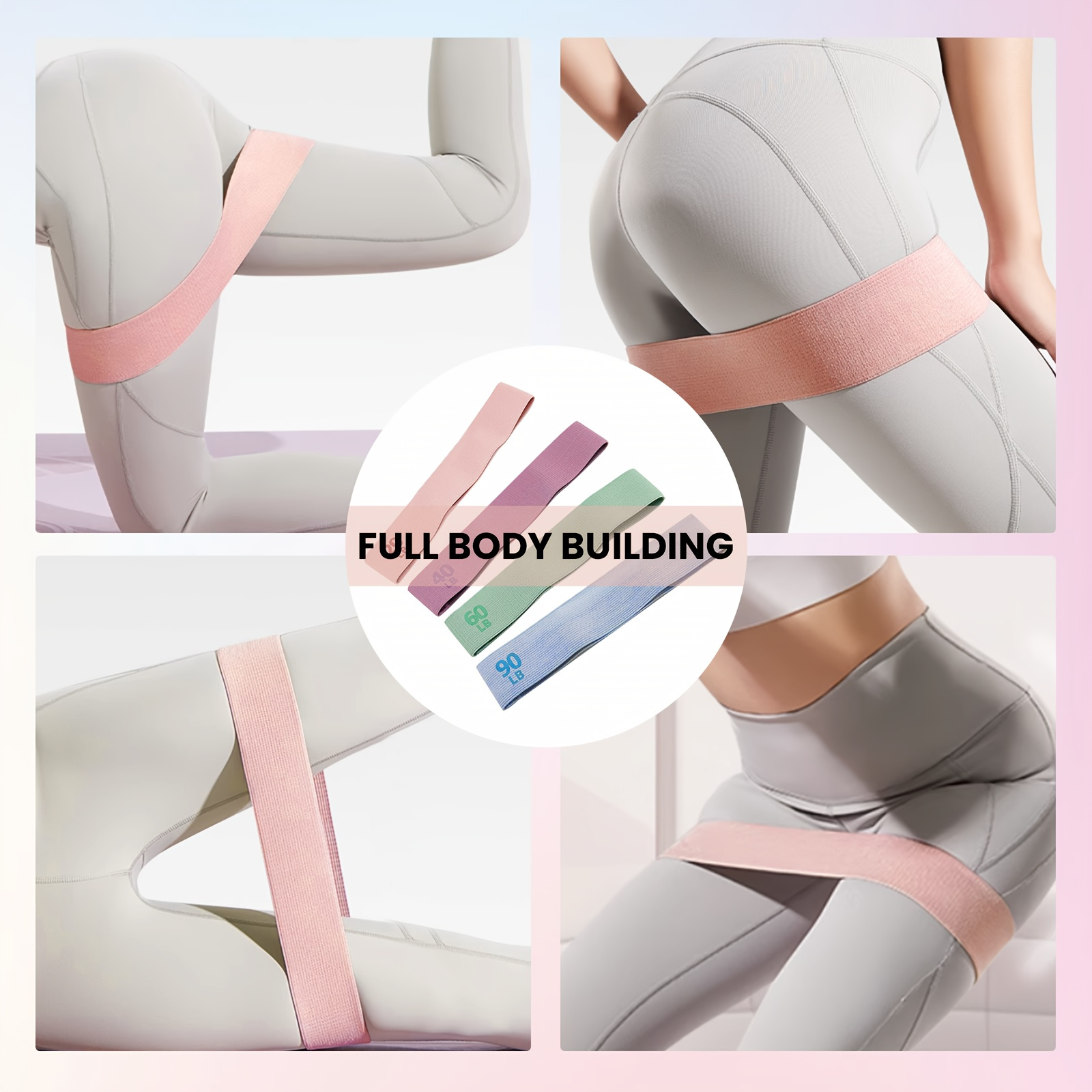 Conjunto de 4 Faixas de Resist - Pilates Yoga Combined avaliação e preço