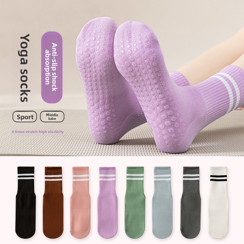 Meias femininas de cano médio  - Yoga Pilates Girl avaliação e preço