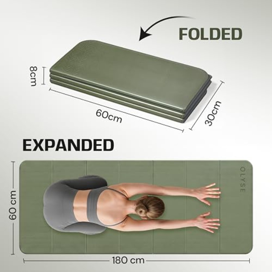 Tapete de Yoga Dobrável para Y - Pilates Yoga Hiit avaliação e preço