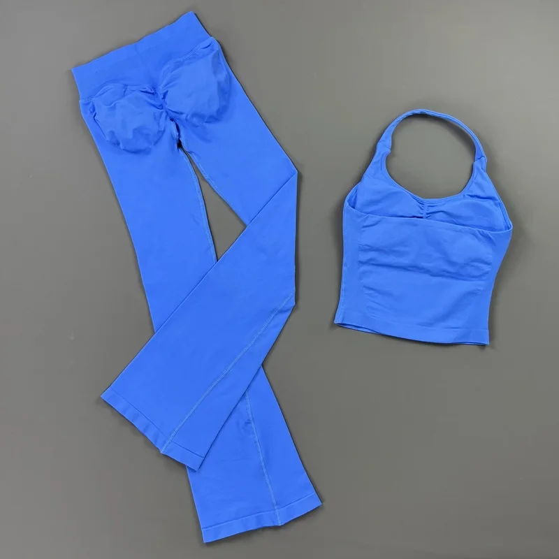 Conjunto de Leggings Flare Sem - Pilates Yoga Legging avaliação e preço